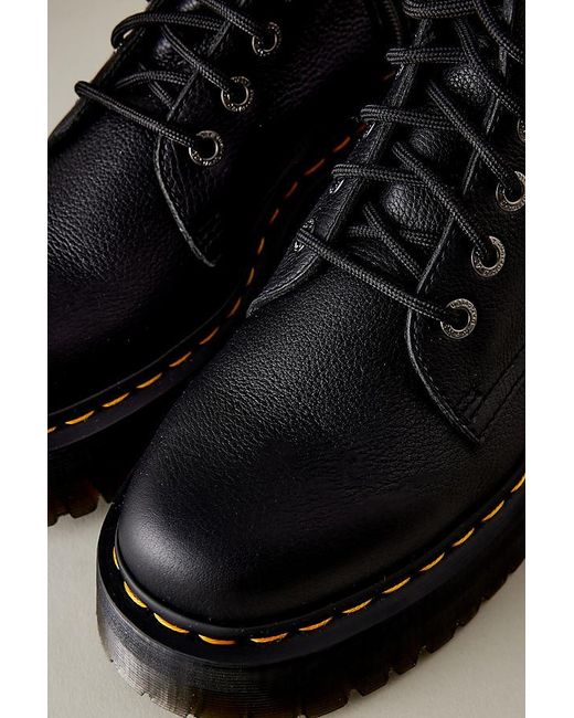 Dr. Martens Jadon Iii Black Pisa Leather Boots