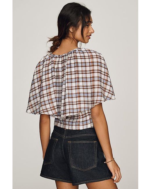 Maeve Multicolor Cape Top