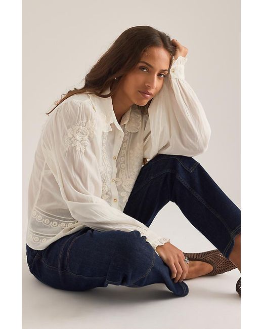 Pilcro Gray The Wanderer Mid-Rise Relaxed Jeans By