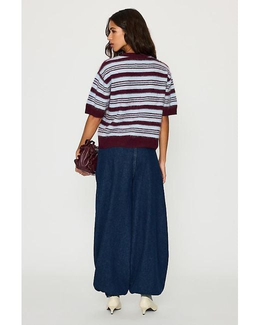 ALIGNE Blue Meryl Balloon-Leg Jeans
