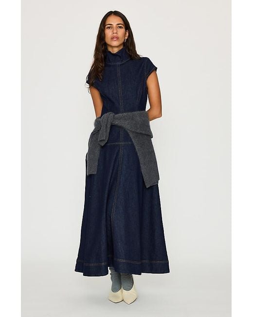 ALIGNE Blue Monroe Denim Maxi Dress