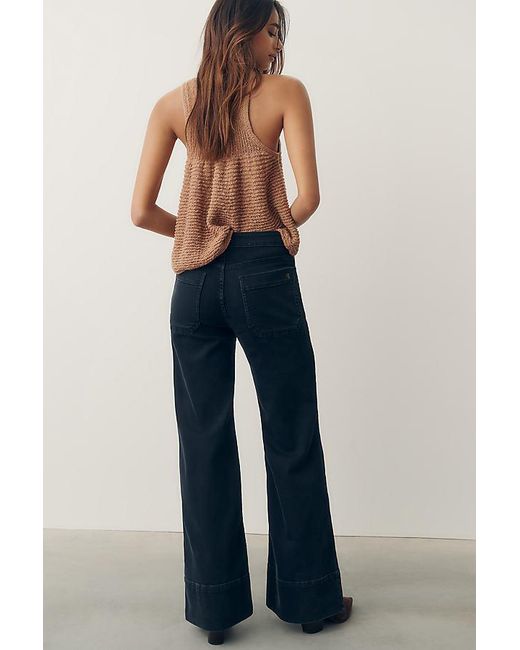Pilcro Blue The Rylan High-Rise Flare Jeans By