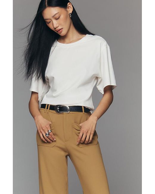 Maeve Gray Jude Wide-Leg Trousers
