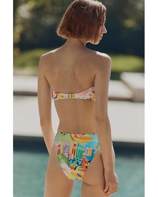 Seafolly Gray High-Rise Bikini Bottoms