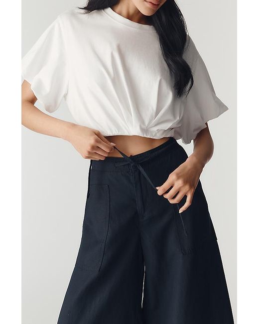Anthropologie Blue By The A-Line Wide Leg Trousers