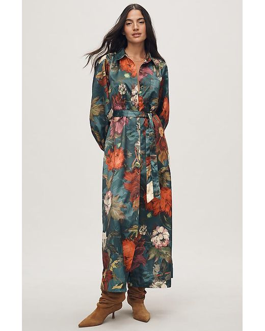 Maeve The Mona Maxi Shirt Dress By | Lyst UK Maeve The Mona Maxi Shirt Dress By | Lyst UK