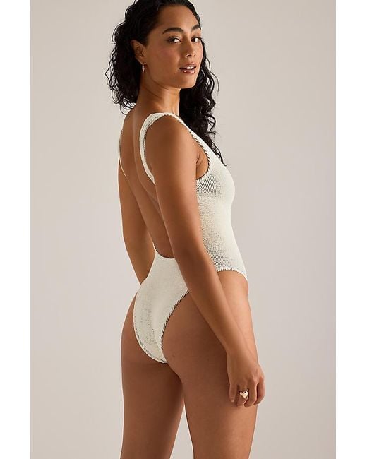 Bondeye White Mara Scoop One-Piece Swimsuit