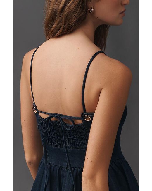 Moon River Black Sweetheart Midi Dress