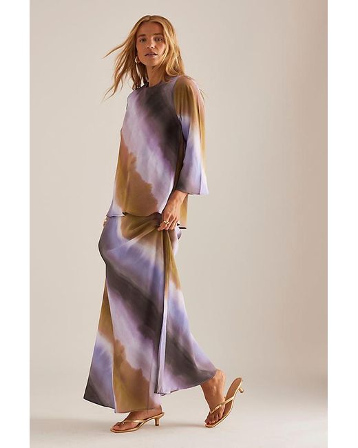 SELECTED Multicolor Gafrid Maxi Skirt