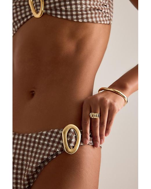 Away That Day Brown Cabo Verde Bikini Bottoms