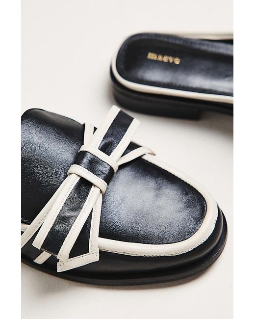 Maeve Green 3D Bow Loafer Slides