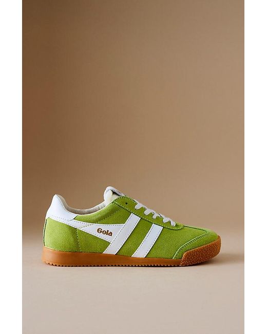 Gola Green X Anthropologie Elan Suede Trainers