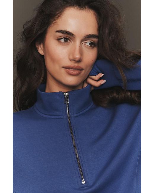 Daily Practice Blue Half-Zip Sweatshirt