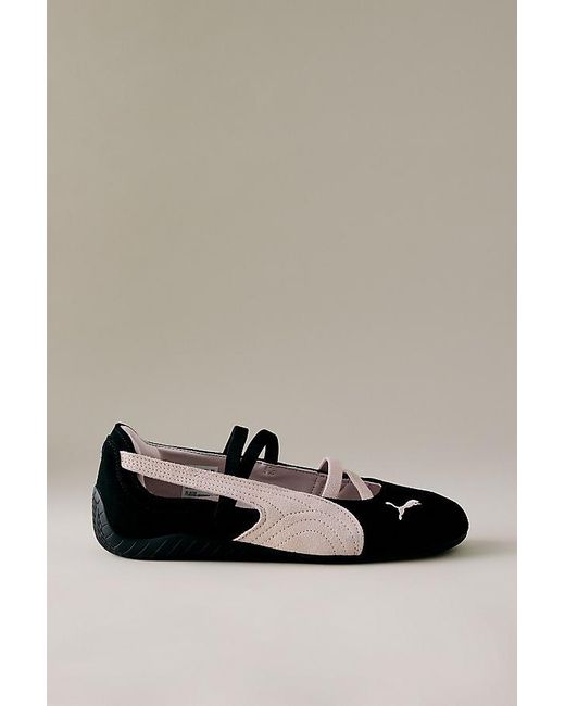 PUMA Black Speedcat Suede Ballet Flats