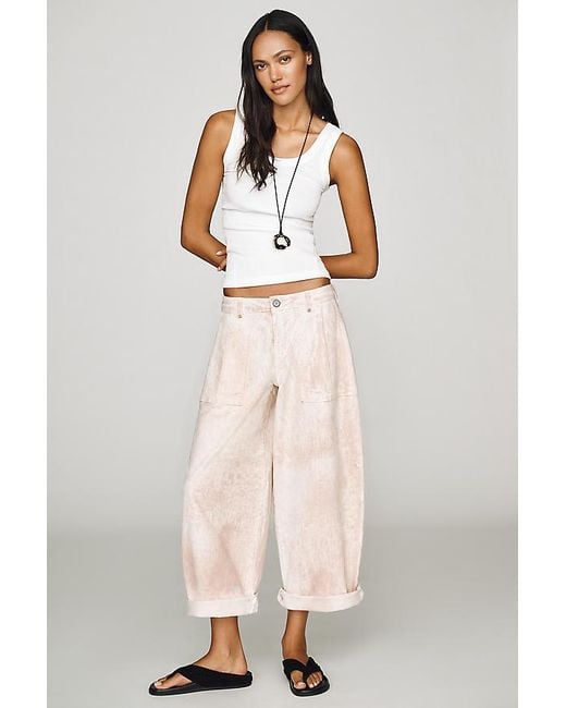 Pilcro Natural Blake Mid-Rise Relaxed Jeans