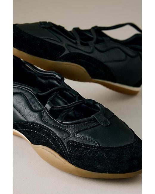 Bronx Black Parker Ballet Trainers