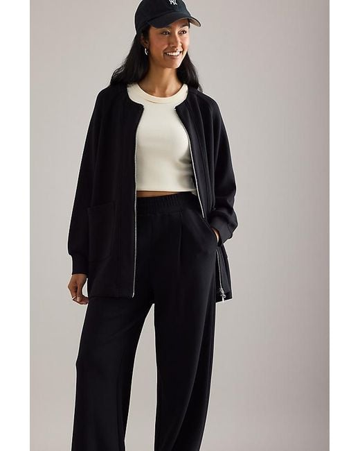Varley Blue The Extra Wide-Leg 32 Trousers