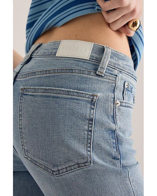 Pistola Blue Kinsley Mid-Rise Flare Jeans