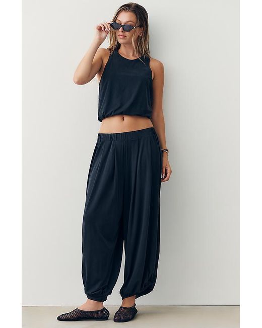 Daily Practice Black Bubble Twist Tank Top