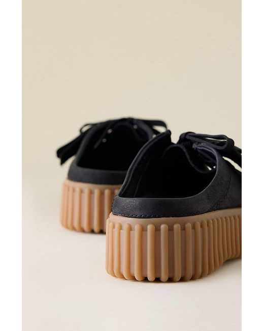 Clarks Black Clarks Torhill Nubuck Mules