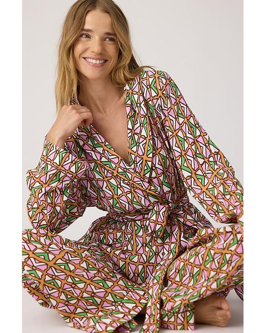 It's 9pm Natural Rizzo Bespa Suit Long Pyjama Set
