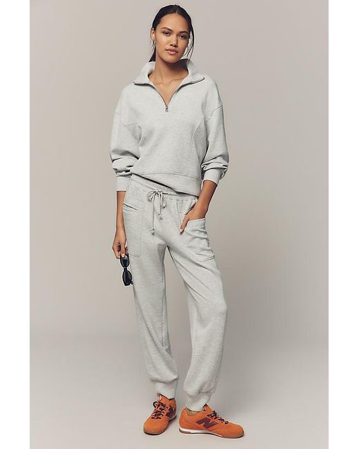 Daily Practice Gray Half-Zip Sweatshirt