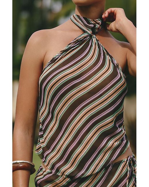 Wild Lovers Green Sahara Halter Top