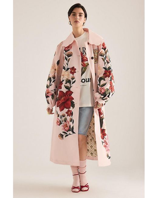 BARBOUR X FARM RIO Natural Wild Flower T-Shirt