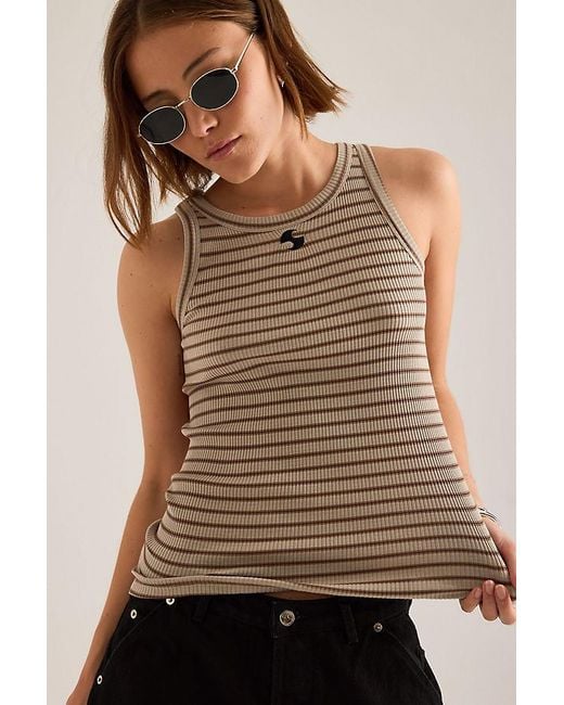OperaSPORT Black Jane Seamless Tank Top