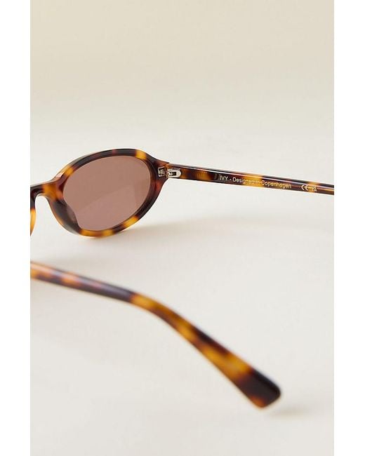 Messyweekend Natural Milo Rectangle Sunglasses