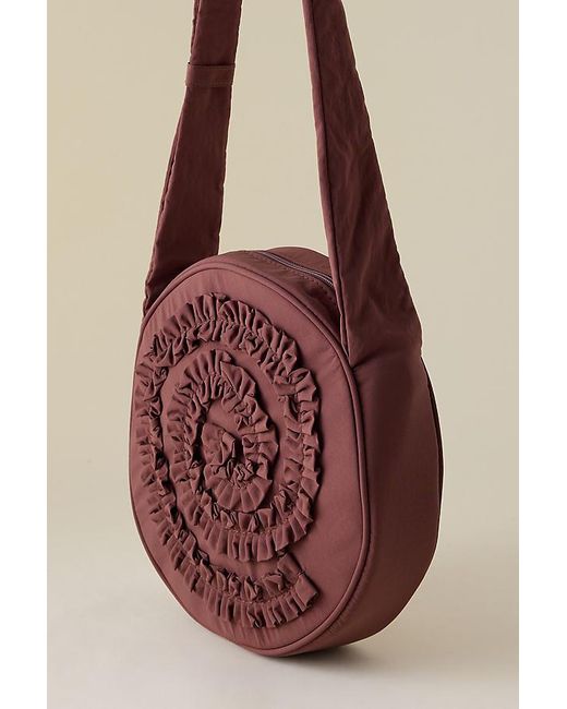 Damson Madder Brown Rae Circle Swirl Bag
