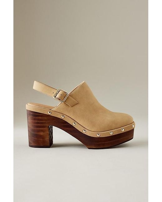Matisse Heeled Clogs in Natural Lyst UK
