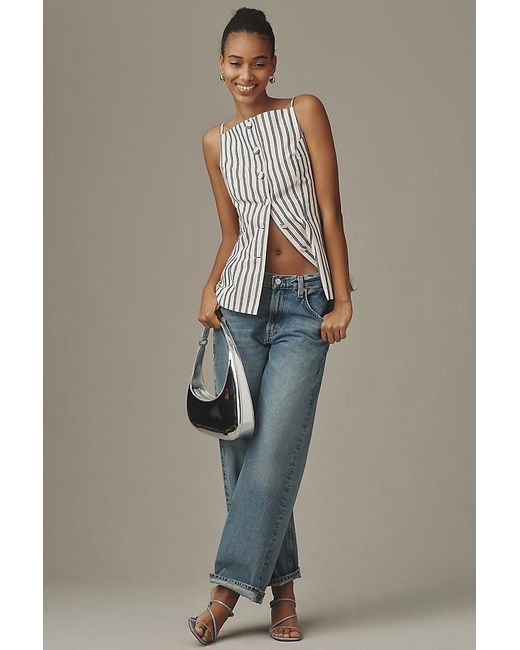 Maeve Multicolor Buttondown Tank Top