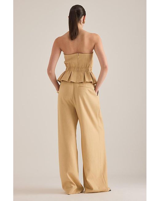 Gestuz Natural Stacy Wide-Leg Trousers
