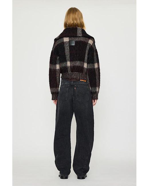Barbour Black Carville Zip-Front Jumper