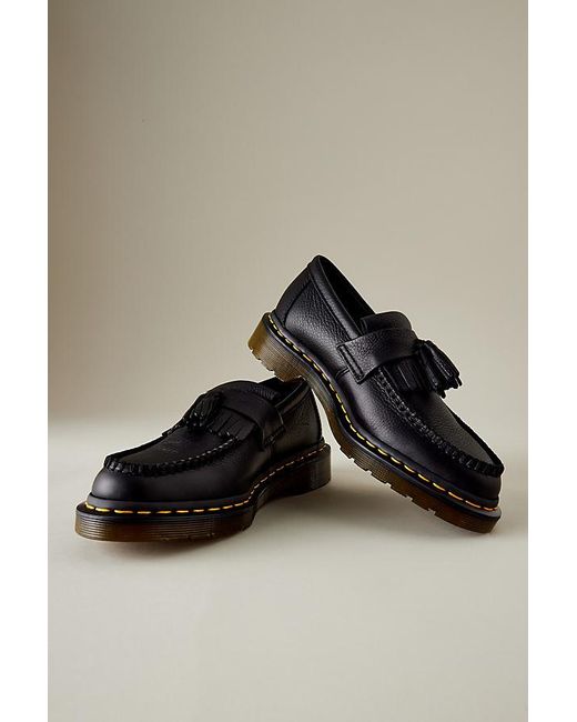Dr. Martens Black Adrian Leather Loafers