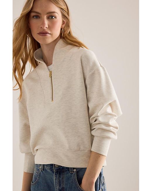 Varley Natural Davidson Half-Zip Sweatshirt