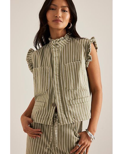seventy + mochi Green Pablo Waistcoat