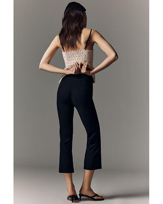 Maeve Gray Pull-On Capri Pants
