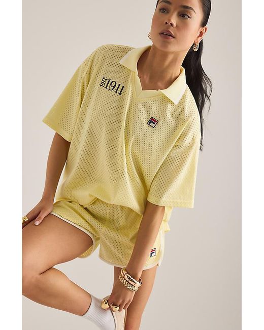 Fila Yellow Vernazza Football Top