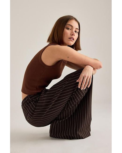 Maeve Multicolor The Avery Pleated Trousers By Pinstripe Edition