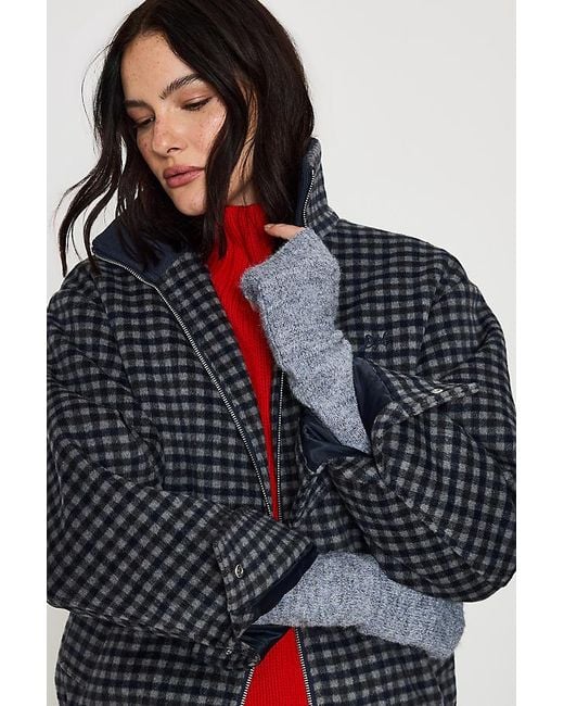 By Anthropologie Red Long Fingerless Gloves