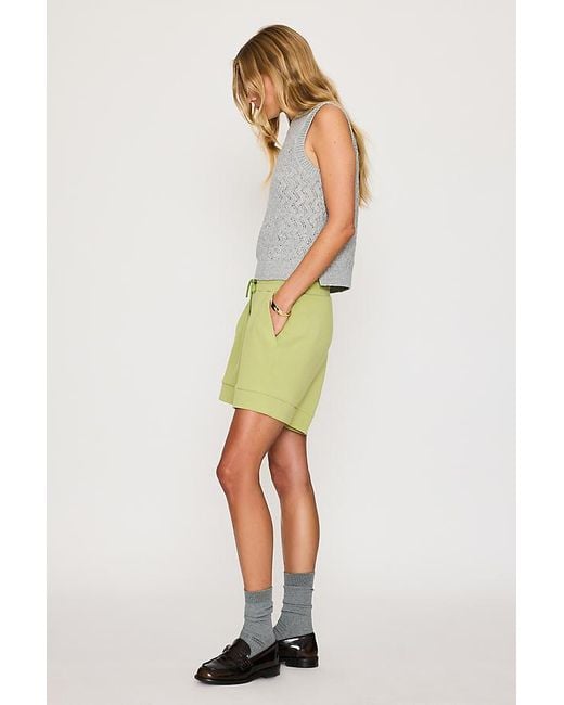 Varley Yellow Atrium High-Rise Shorts