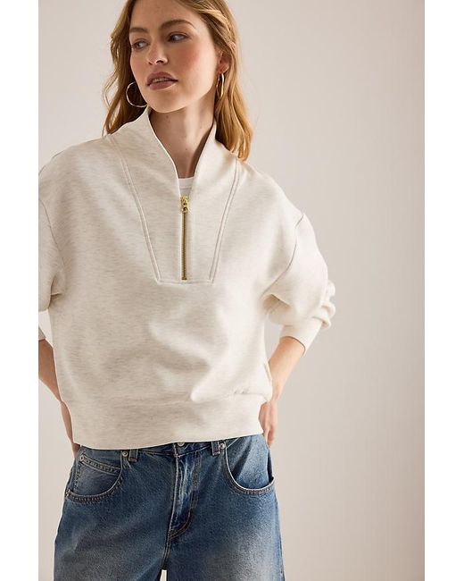 Varley Natural Davidson Half-Zip Sweatshirt