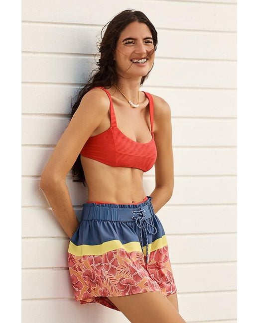Celandine Blue Skirty Surf Shorts