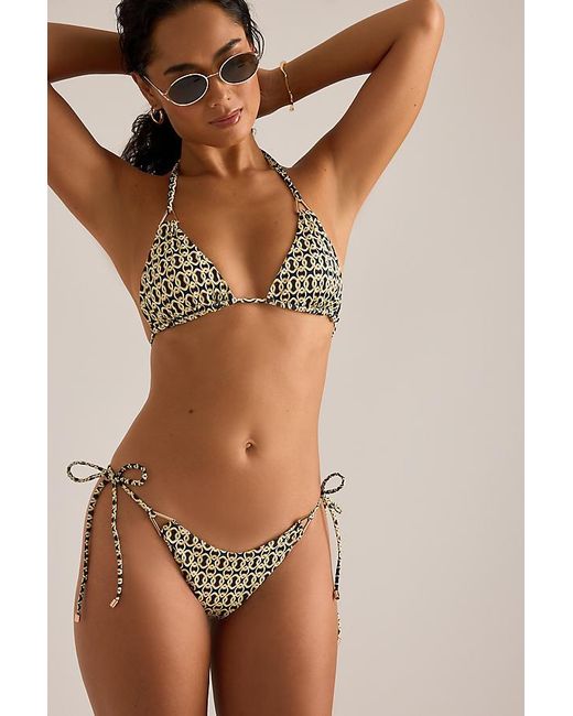 Away That Day Brown Gili Bikini Top