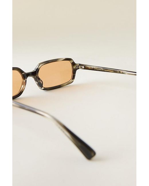 Messyweekend Natural Milo Rectangle Sunglasses