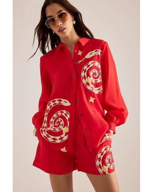 Never Fully Dressed Red Miley Snake Shirt