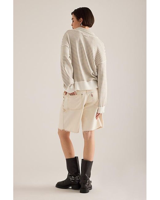 Barbour Natural Aylesby Stripe Collared Jumper