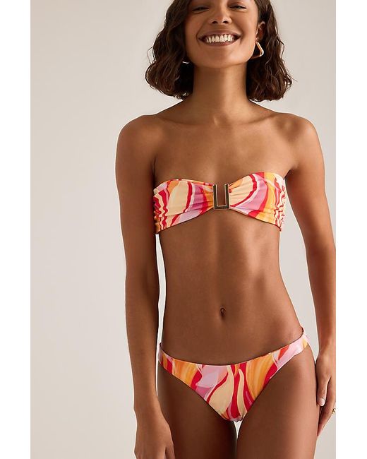 Away That Day Red Amalfi Bikini Bottoms